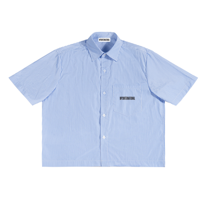 MP3 International ストライプボクシーシャツ