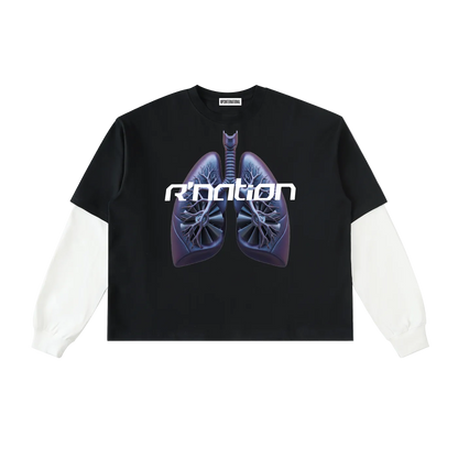 R Nation System Long Sleeve T-Shirt