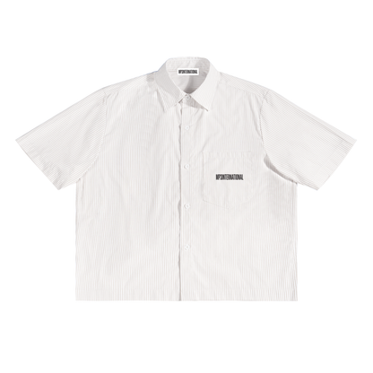 MP3 International ストライプボクシーシャツ