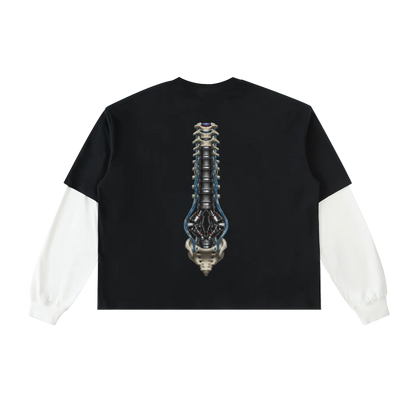 R Nation System Long Sleeve T-Shirt