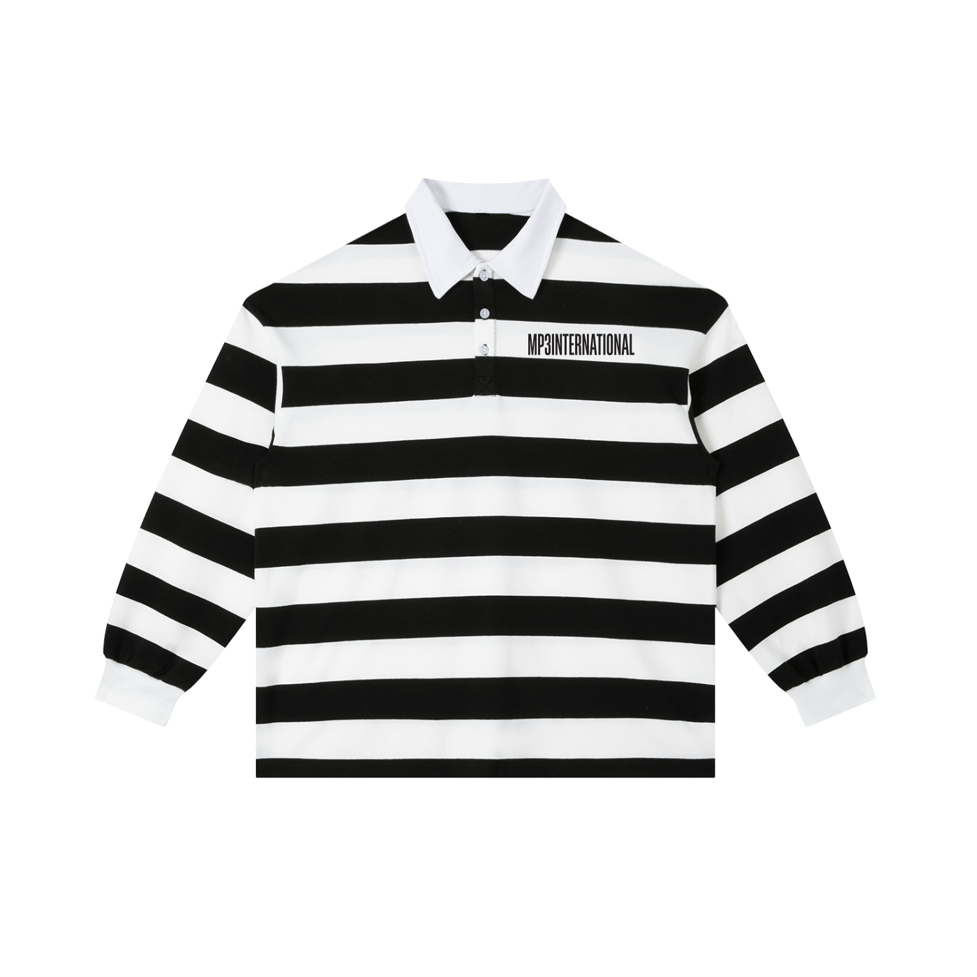 MP3 International Striped Polo Shirt