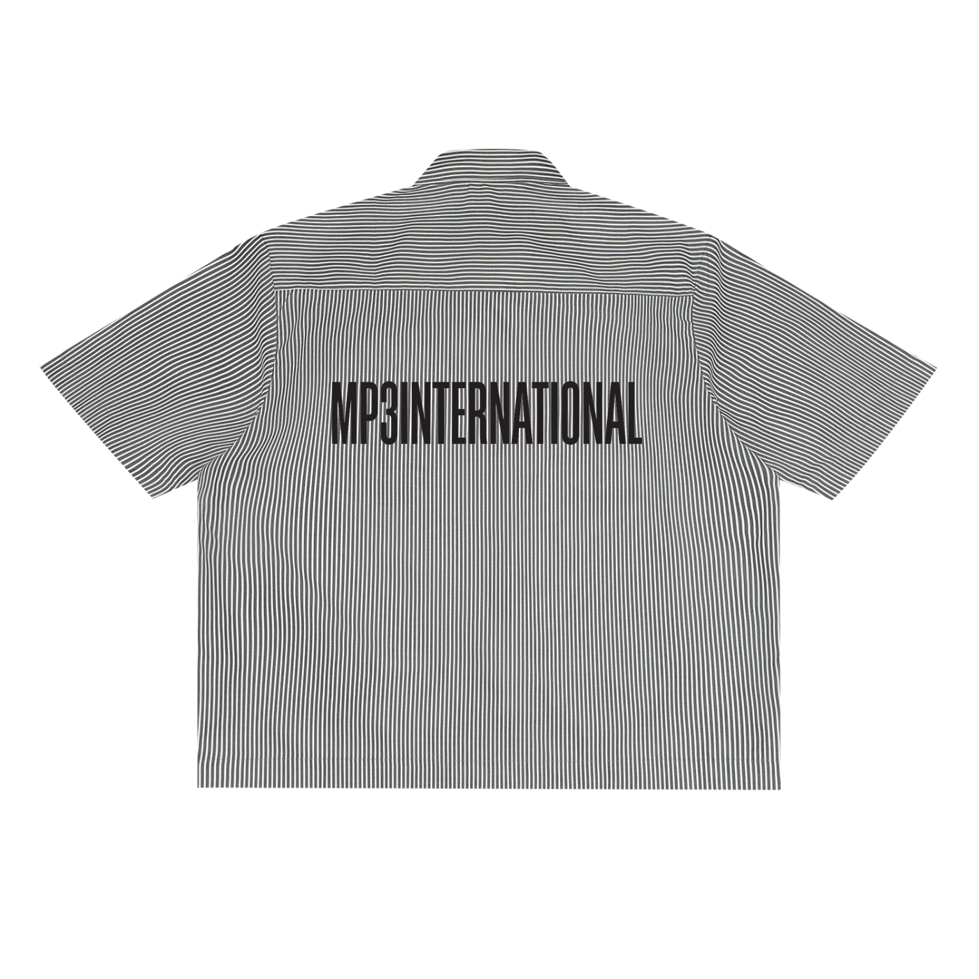 MP3 International ストライプボクシーシャツ
