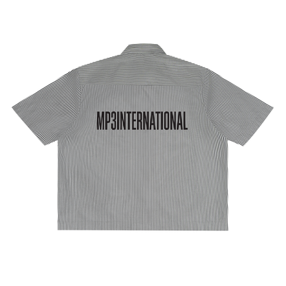 MP3 International ストライプボクシーシャツ
