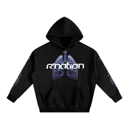R Nation システムコアフーディー（ティール）