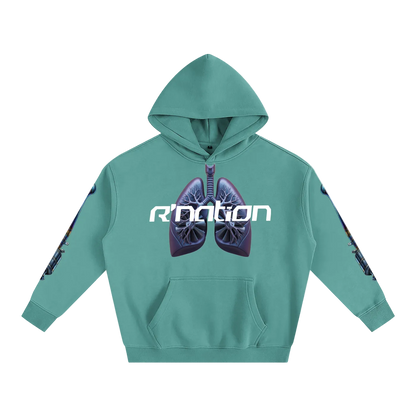 R Nation システムコアフーディー（ティール）