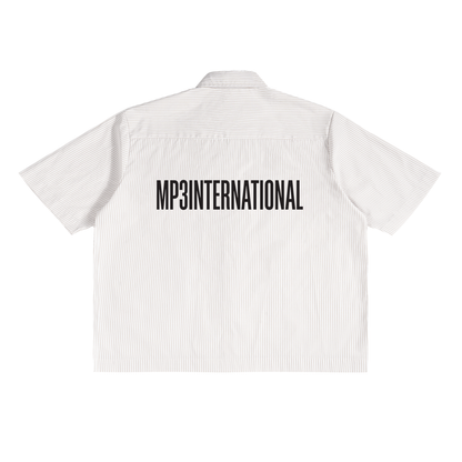 MP3 International ストライプボクシーシャツ