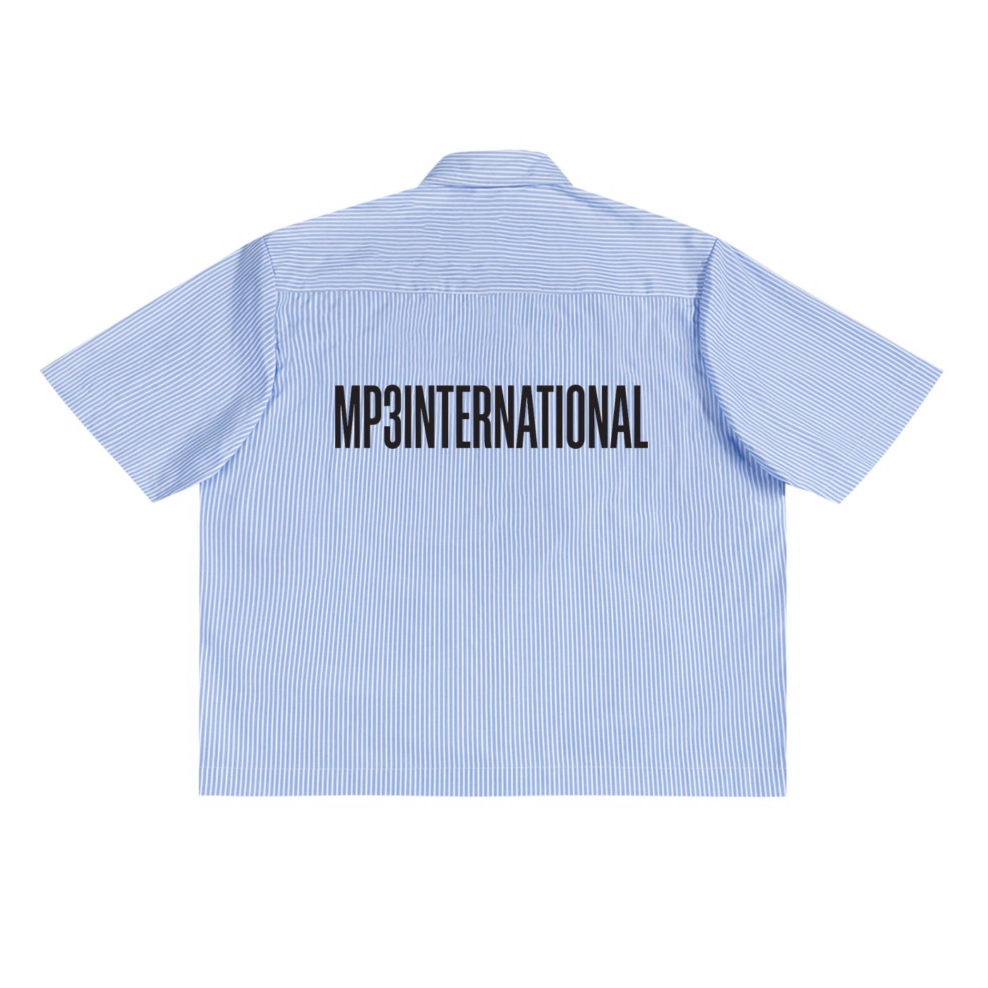 MP3 International ストライプボクシーシャツ